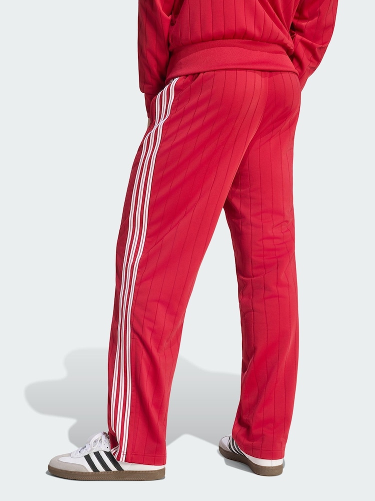 adidas Originals Red Firebird Drop Needle Track Tracksuit Bottoms - Image 2 of 5 adidas Originals Red Firebird Drop Needle Track Tracksuit Bottoms - Image 2 of 5
