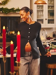 Cardigan Maternité Jojo Maman Bébé boutonné Avec ornements - Image 1 sur 6