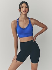 Blue Active High Impact Dry Tech Sports Bra B-G - Image 1 of 9