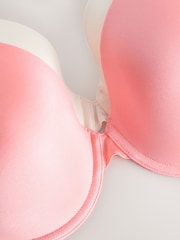 Coral/Ecru 2 Pack Light Pad Full Cup Smoothing Ultimate Comfort T-Shirt Bra A-E - Image 11 of 11