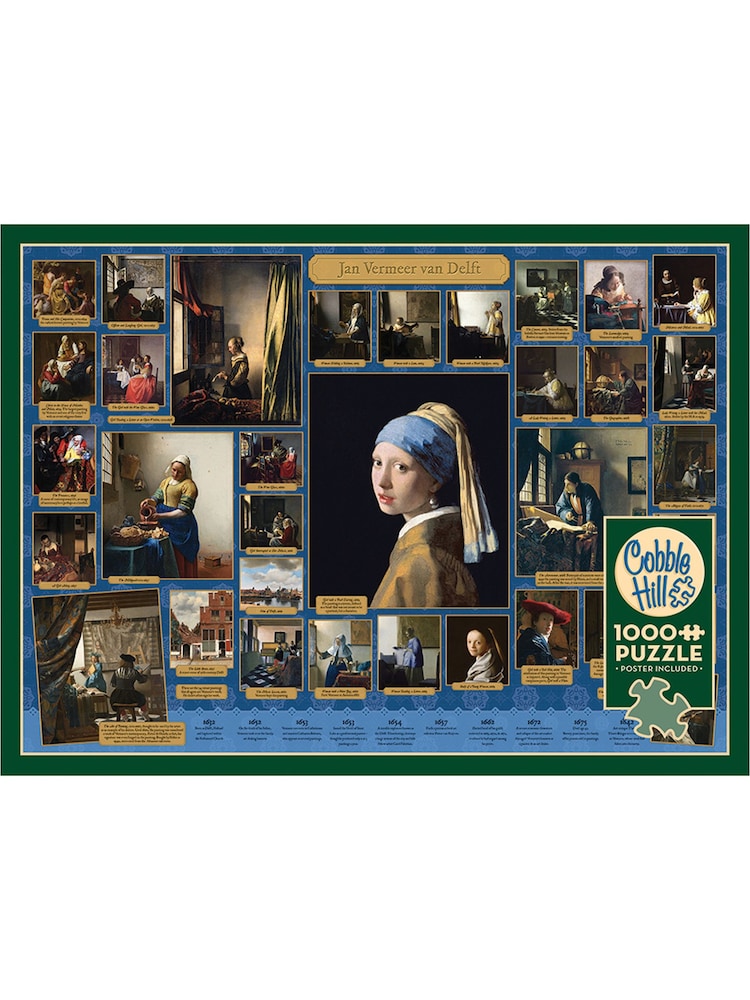 Cheatwell Games Vermeer Jigsaw Puzzle 1000 Piece - Image 4 of 4