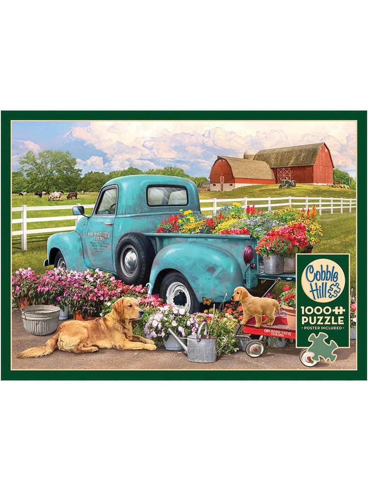 Cheatwell Games Flower Truck Jigsaw Puzzle 1000 Piece - Image 4 of 4