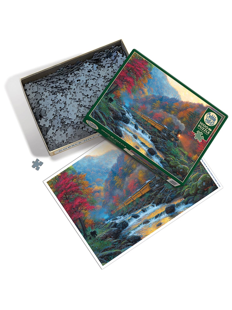 Cheatwell Games Smoky Train Jigsaw Puzzle 1000 Piece - Image 2 of 4