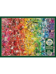 Cheatwell Games Colourful Rainbow Jigsaw Puzzle 1000 Piece - Image 4 of 4