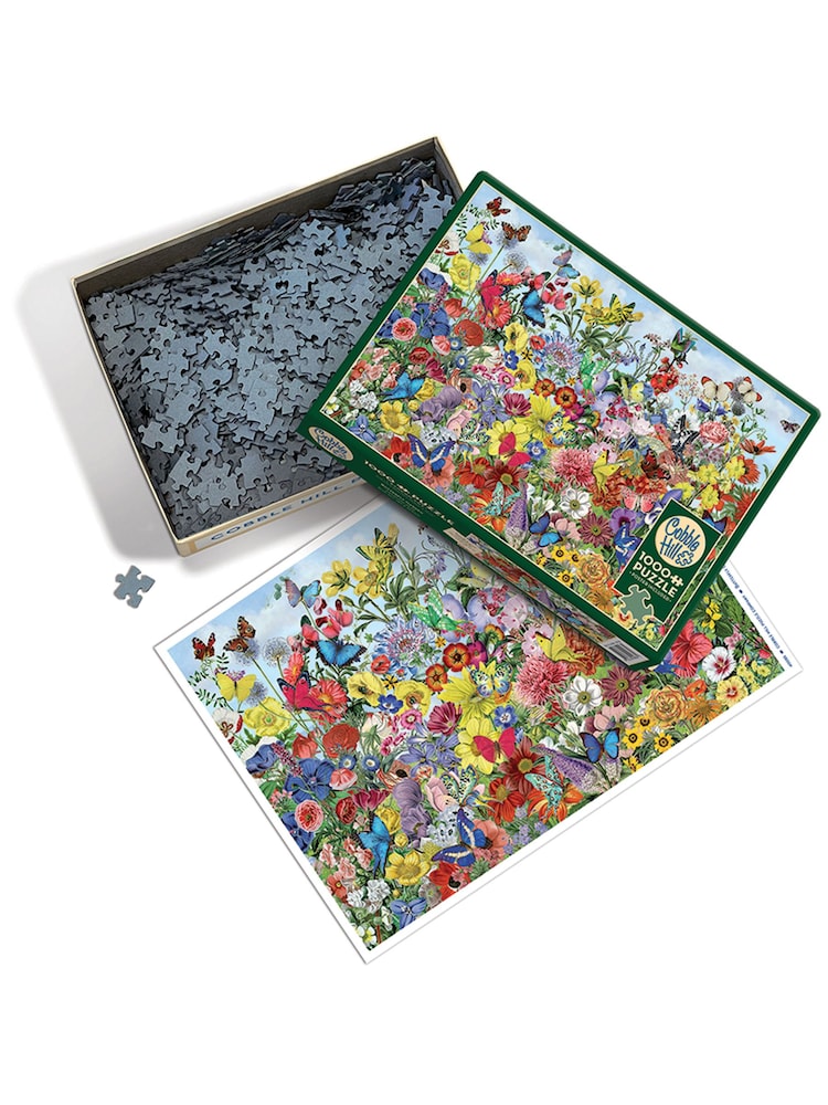 Cheatwell Games Butterfly Garden Jigsaw Puzzle 1000 Piece - Image 2 of 4