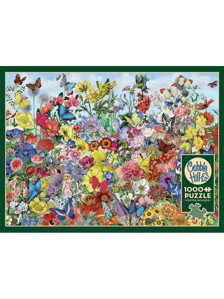 Cheatwell Games Butterfly Garden Jigsaw Puzzle 1000 Piece - Image 4 of 4 Cheatwell Games Butterfly Garden Jigsaw Puzzle 1000 Piece - Image 4 of 4