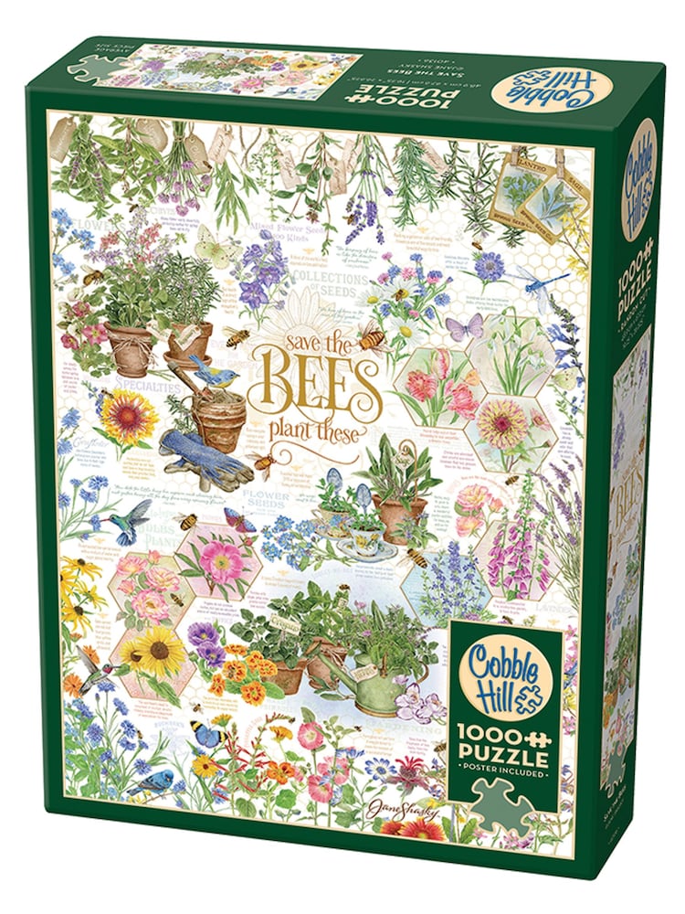 Cheatwell Games Save The Bees Jigsaw Puzzle 1000 Piece - Image 1 of 4