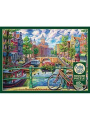 Cheatwell Games Amsterdam Canal Jigsaw Puzzle 1000 Piece - Image 3 of 4