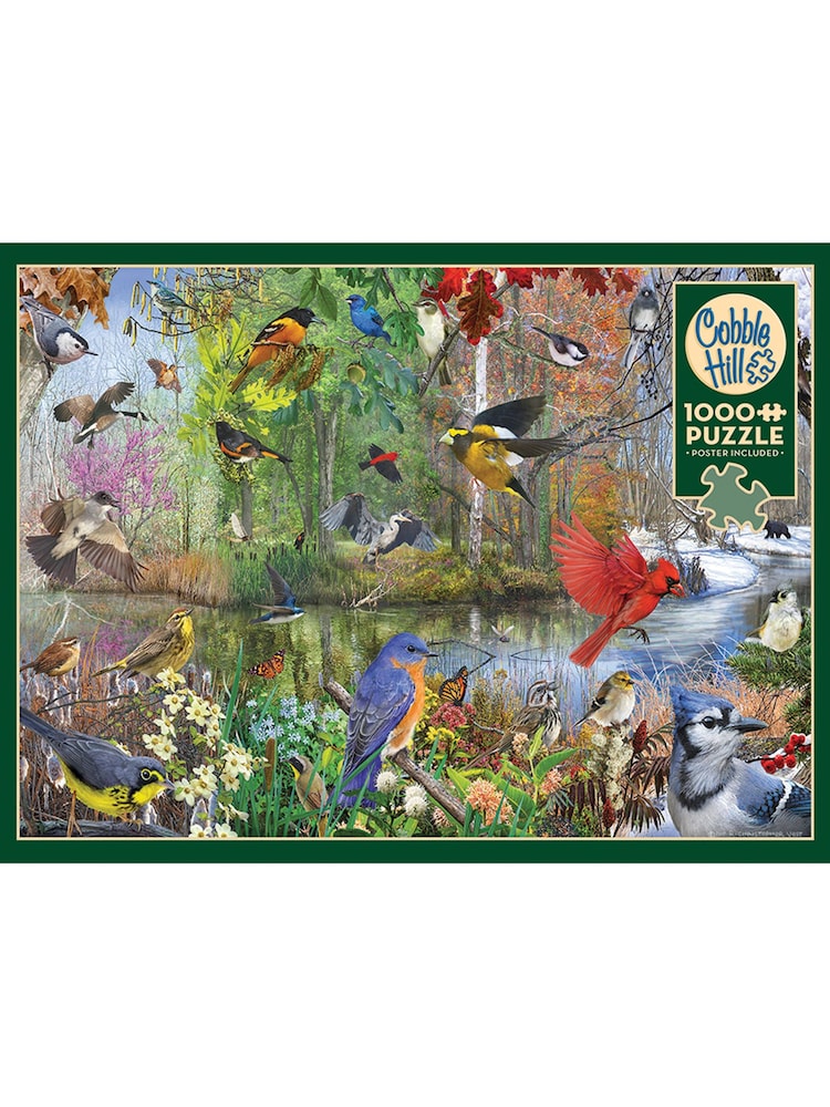 Cheatwell Games Birds of the Season Jigsaw Puzzle 1000 Piece - Image 2 of 4