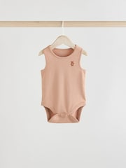 Multi Baby Vest Bodysuits 5 Pack - Image 8 of 9