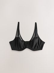 Black/Pink DD+ Non Pad Wired Full Cup Bra 2 Pack - Image 9 of 11