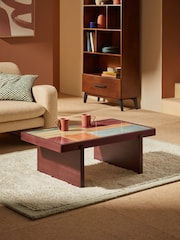 MADE.COM Burgundy Mango Wood Jinni Coffee Table - Image 1 of 5