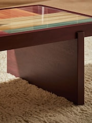 MADE.COM Burgundy Mango Wood Jinni Coffee Table - Image 3 of 5