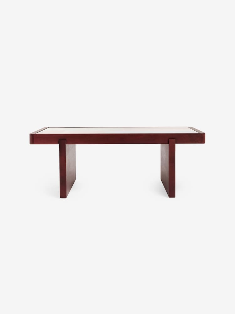 MADE.COM Burgundy Mango Wood Jinni Coffee Table - Image 5 of 5