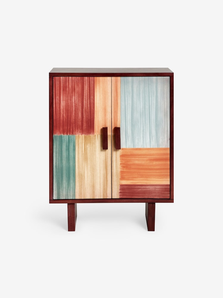 MADE.COM Burgundy Mango Wood Jinni Highboard - Image 5 of 5