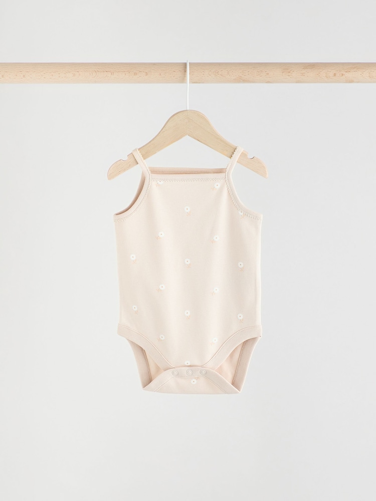 Neutralny - Zestaw 5 niemowlęcych body na ramiączkach - Image 4 of 12