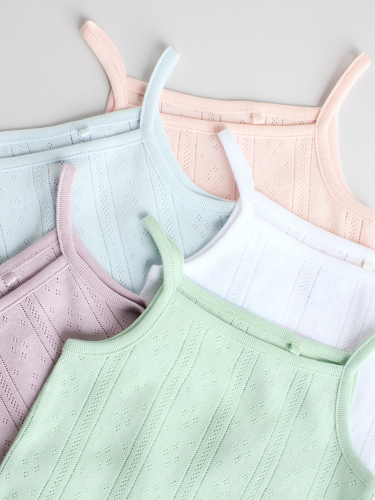 pastel - débardeur uni Bébé 100% coton Lot de 5 bodys - Image 10 of 13