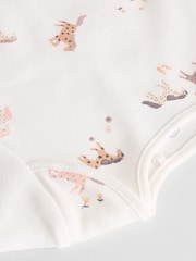 Muted Browns Baby Short Sleeve 100% Cotton Bodysuits 5 Pack - Image 11 of 14