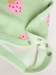 Green Baby Strappy Vest Bodysuits 5 Pack - Image 12 of 13