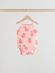 Green Baby Strappy Vest Bodysuits 5 Pack - Image 8 of 13