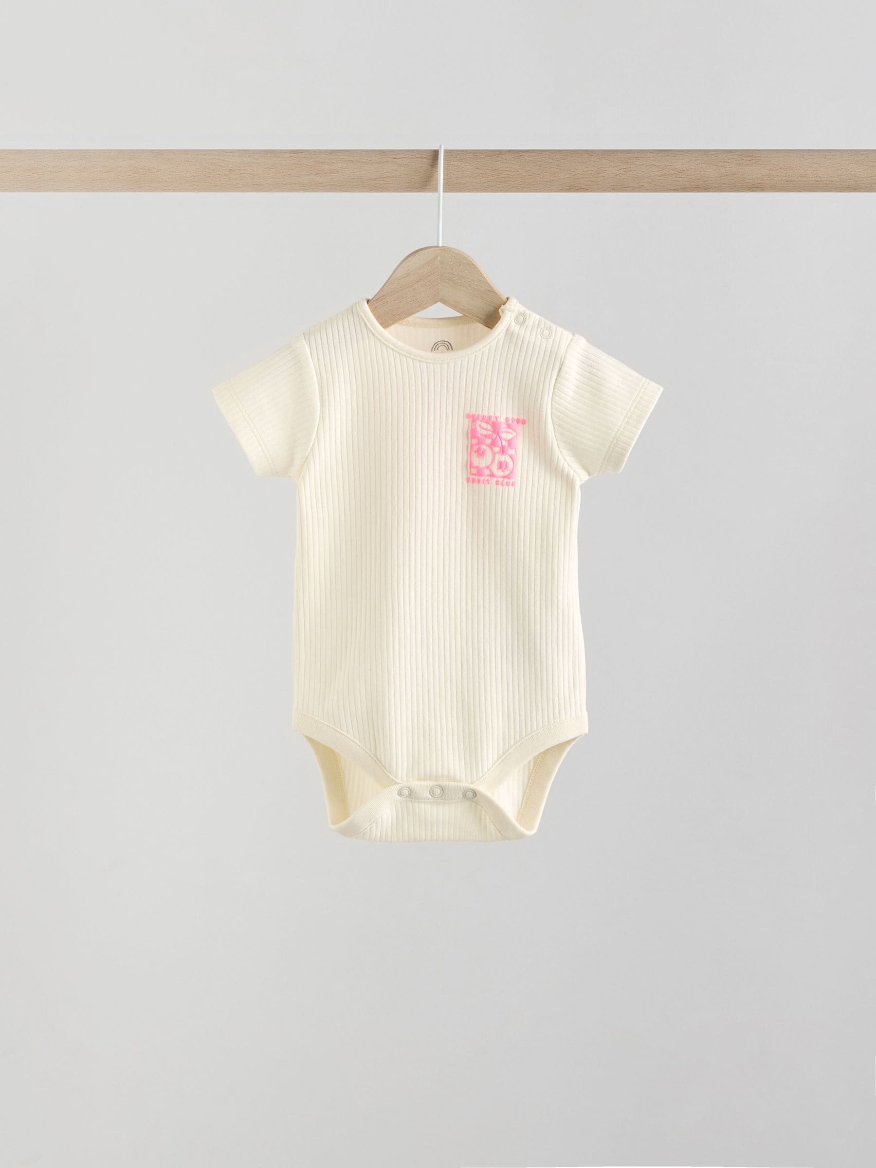 Body Bébé Manches Longues Lot De 5 - Next, Taille 3 Mois, Couleur Crème, Lavable En Machine, Essentiels Intemporels Pour Bébé - 1