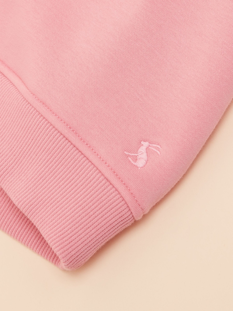 Rosa - Suéter con forro de piel sintética y diseño de bordado artístico para niñas Mackenzie de Joules - Imagen 4 de 4 Rosa - Suéter con forro de piel sintética y diseño de bordado artístico para niñas Mackenzie de Joules - Imagen 4 de 4