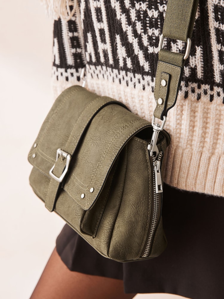 Green Utility Cross-Body Bag - Image 5 of 10