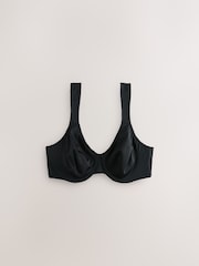 Black DD+ Pad Full Cup Praline Nude DD+ Supersoft Comfort Padded Strap Minimising Full Cup T-Shirt Bra - Image 6 of 8