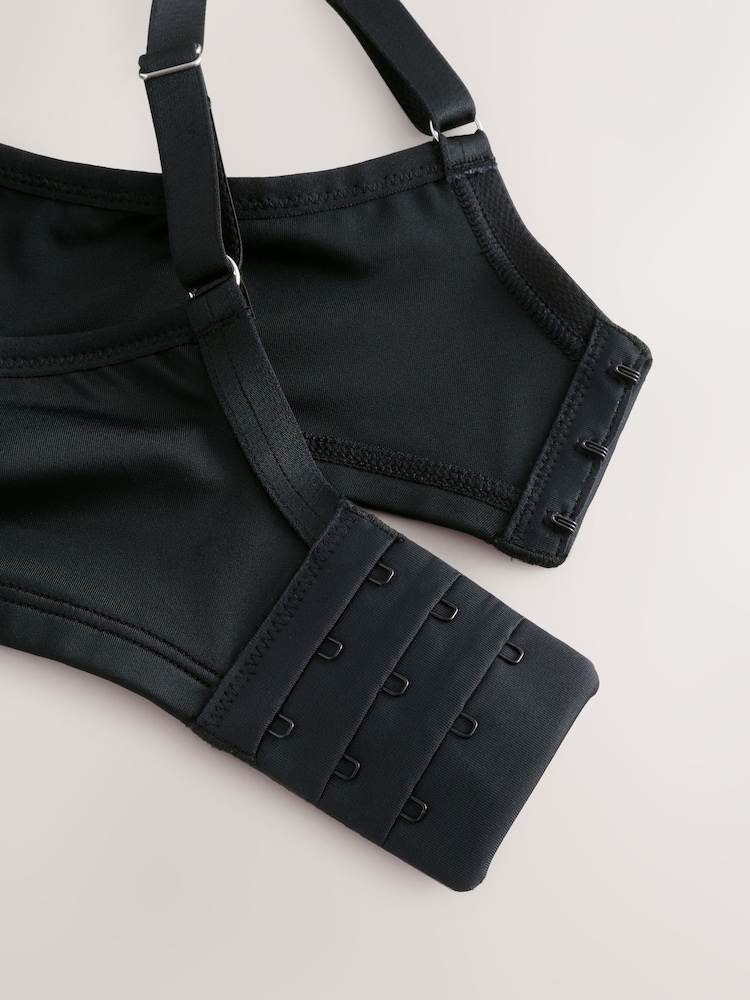 Black DD+ Supersoft Comfort Padded Strap Minimising Full Cup Bra - Image 8 of 8 Black DD+ Supersoft Comfort Padded Strap Minimising Full Cup Bra - Image 8 of 8