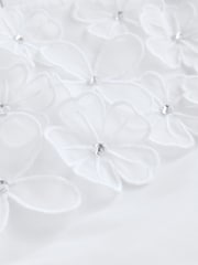 Flor blanca en 3D - Flower Girl Top and Skirt Set (3-16yrs) - Imagen 9 de 10