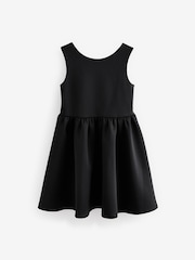 Black Scuba Bow Dress (1.5-16yrs) - Image 6 of 9