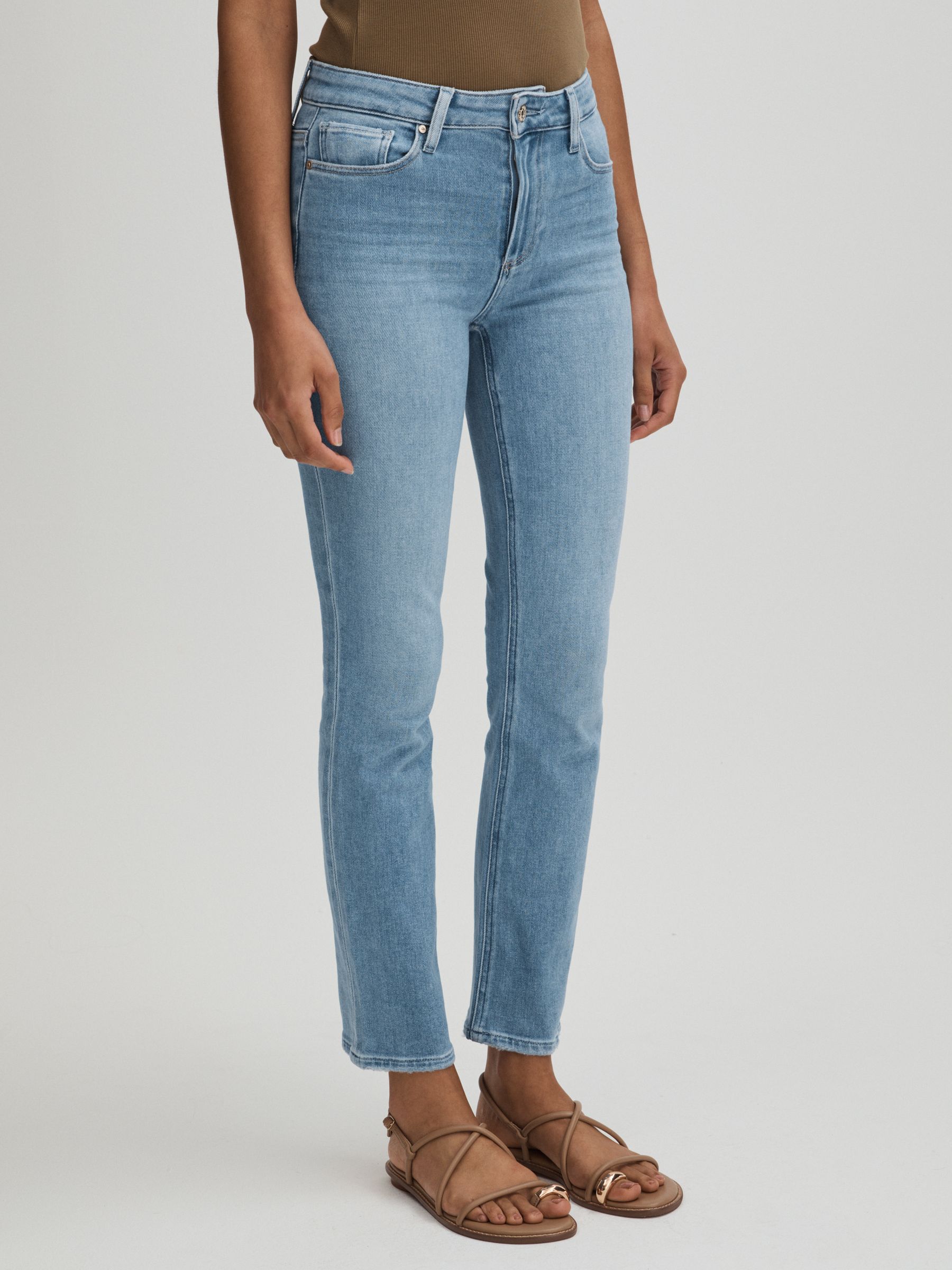 Buy Paige High Rise Straight Leg Jeans from Next USA