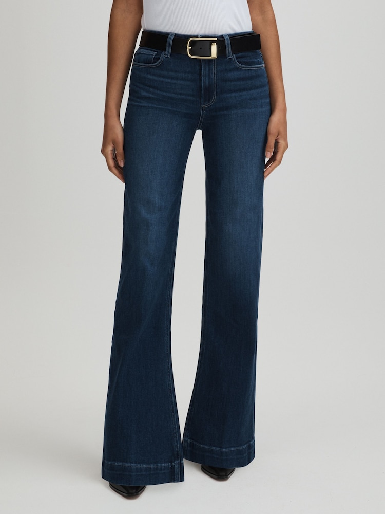 Paige High Rise Wide Leg Jeans - Image 1 of 5