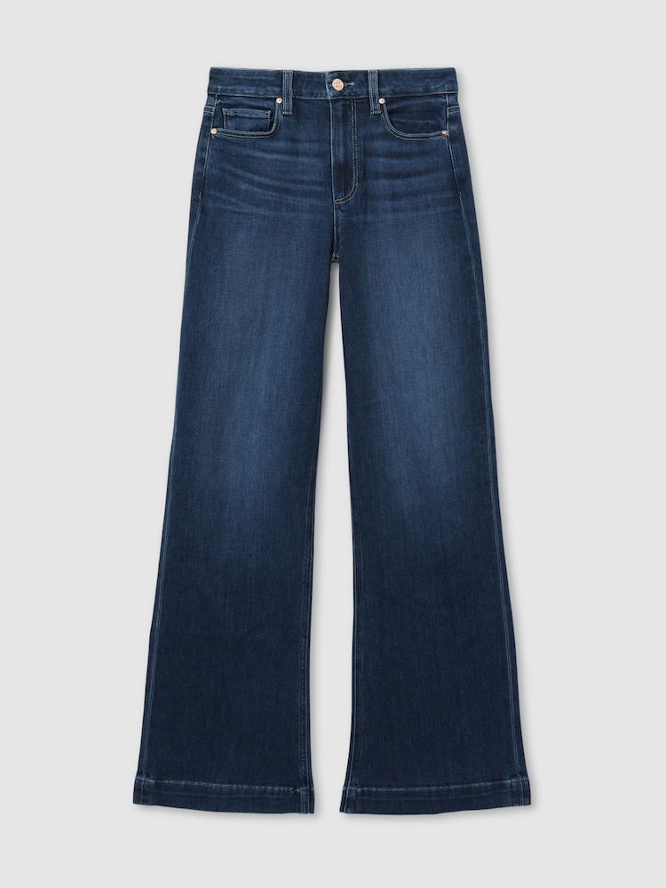 Paige High Rise Wide Leg Jeans - Image 2 of 5