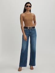 Paige Wide Leg Distressed Jeans - Image 3 of 5