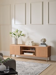 Sosandar Oak Seville Up to 60 Inch TV Unit - Image 1 of 9