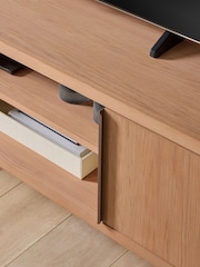 Sosandar Oak Seville Up to 60 Inch TV Unit - Image 3 of 9