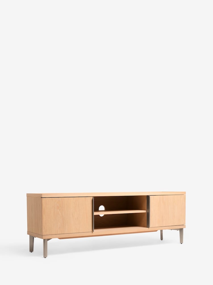 Sosandar Oak Seville Up to 60 Inch TV Unit - Image 9 of 9