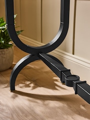 Nina Campbell Black Allegro Console Table - Image 2 of 8