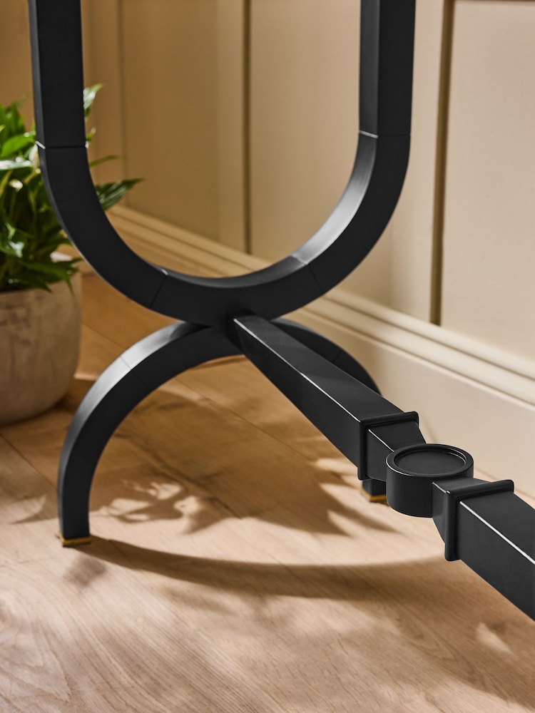 Nina Campbell Black Allegro Console Table - Image 2 of 8