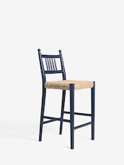 Nina Campbell Navy Alder Bar Stool - Image 6 of 8