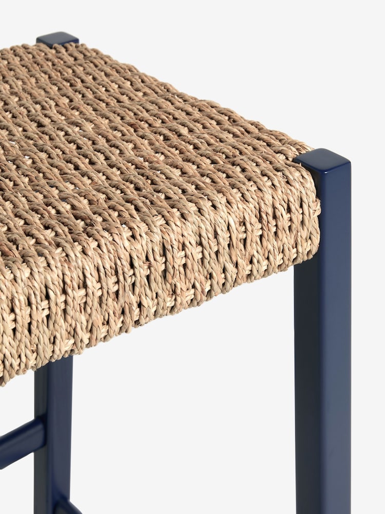 Nina Campbell Navy Alder Bar Stool - Image 8 of 8