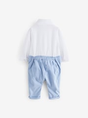 Синий элегантный комбинезон Baker by Ted Baker - Изображение 10 из 13
