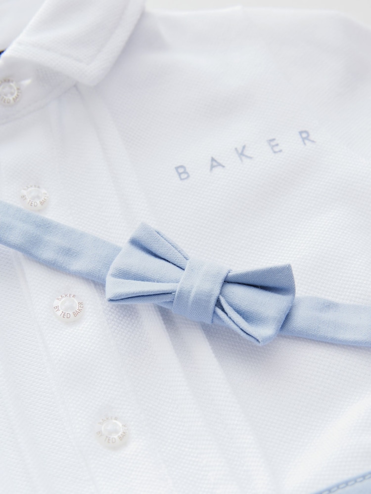 Baker by Ted Baker Blue Smart Mockable Romper - Image 11 of 13