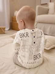 Baker by Ted Baker Stone Long Sleeve Romper - Image 3 of 10