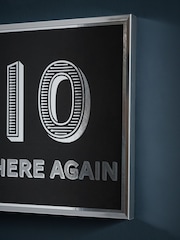 Black 10 Out of 10 Would Come Here Again Framed Wall Art - Image 3 of 6