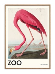 Pink Flamingo Framed Wall Art - Image 2 of 2