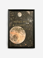 Rockett St George Black/Gold Printed Framed Wall Art - Image 4 of 6