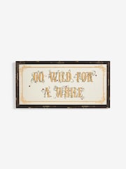 Rockett St George Black/Gold Quote Mirrored Wall Art - Image 6 of 6