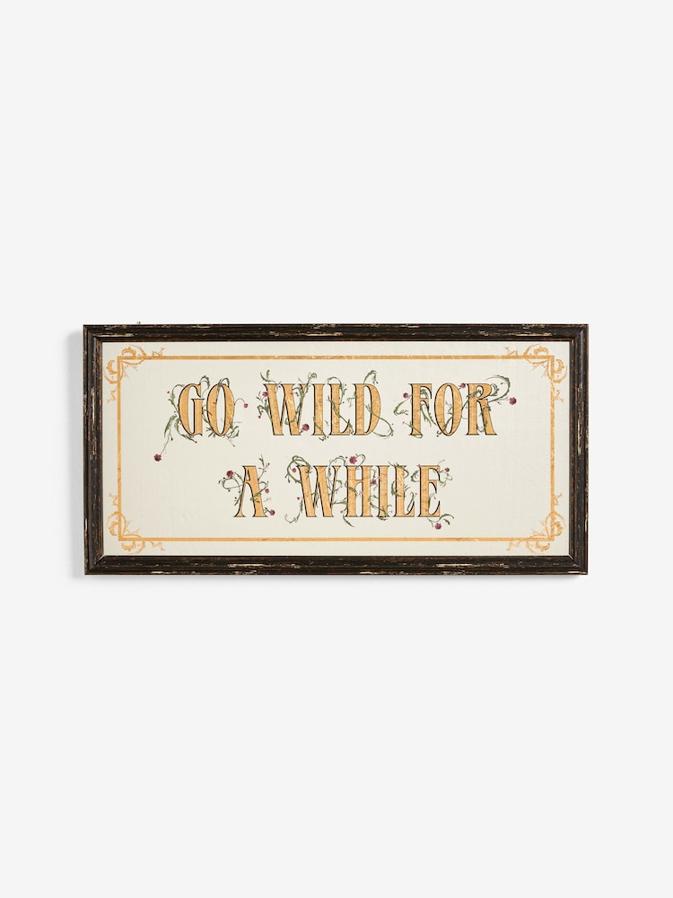 Rockett St George Black/Gold Quote Mirrored Wall Art - Image 6 of 6